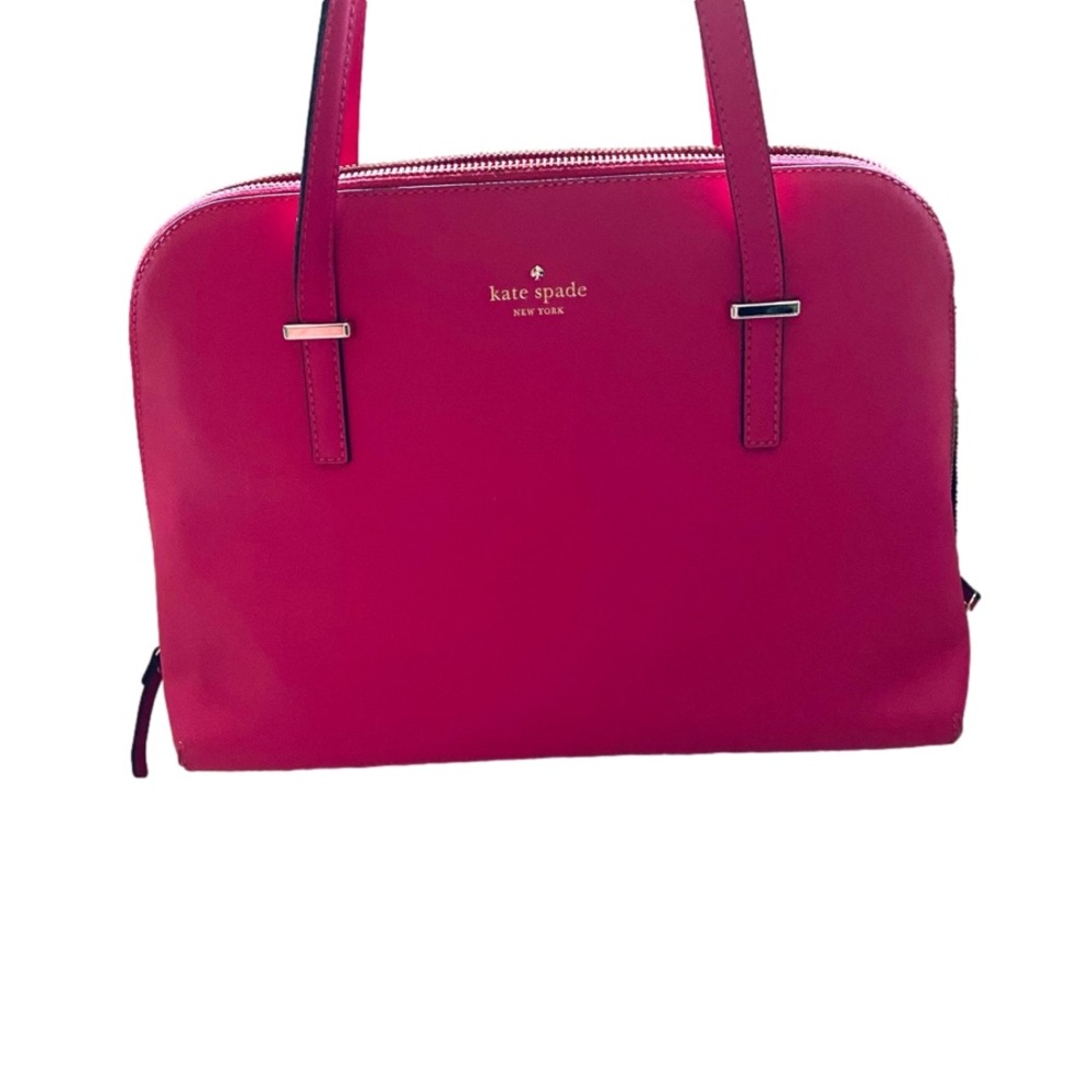Kate Spade saffiano leather Sweetheart Pink shoulder bag handbag pocketbook